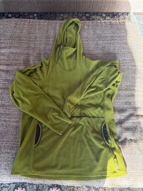 Melanzana XL Olive Green Waffle Hoodie